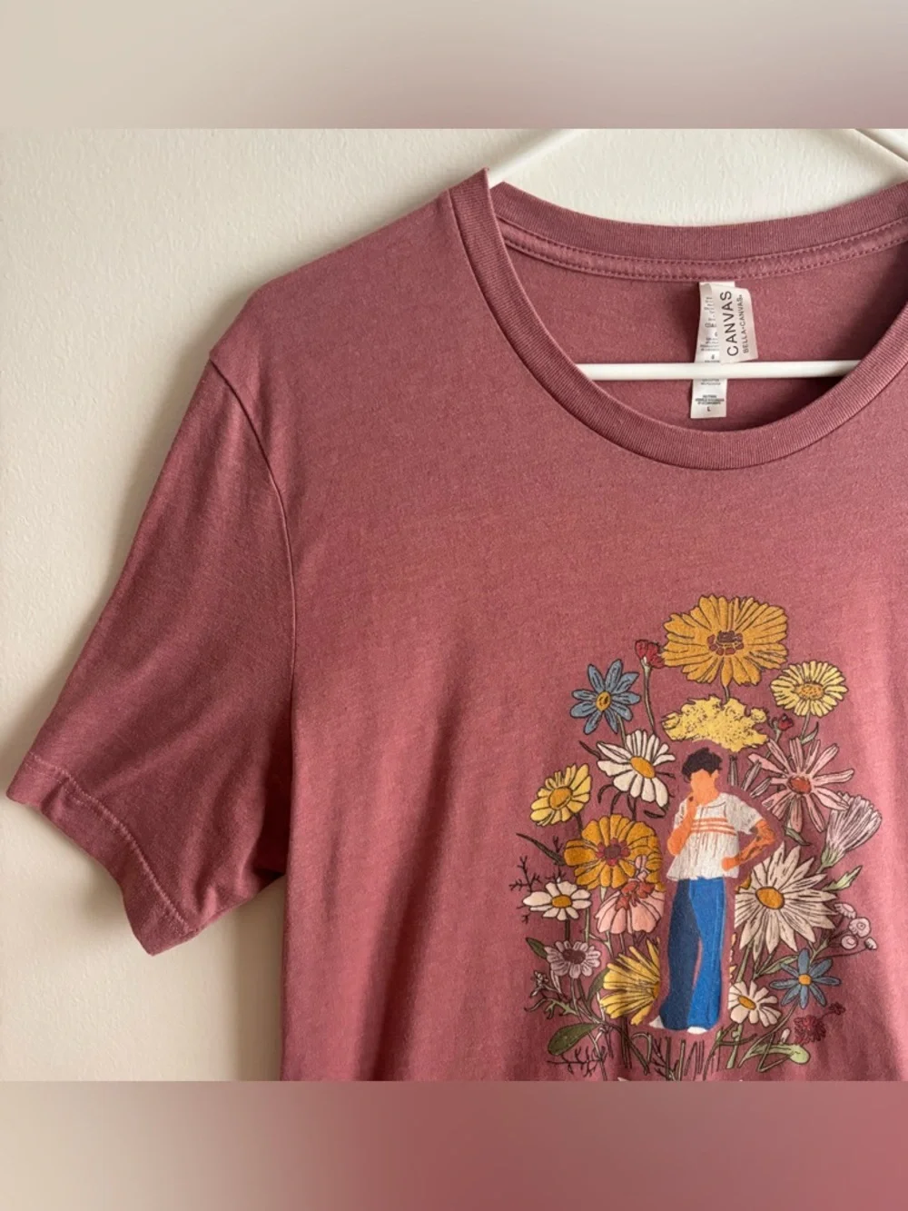 Harry Styles Harry’s House T Shirt Womens Size L Pink Floral Graphic Music Tee - Picture 5 of 7
